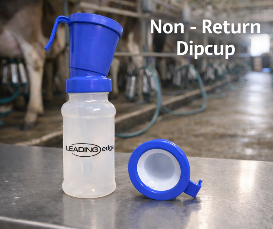 Leading Edge Non-Return Dipcup in dairy