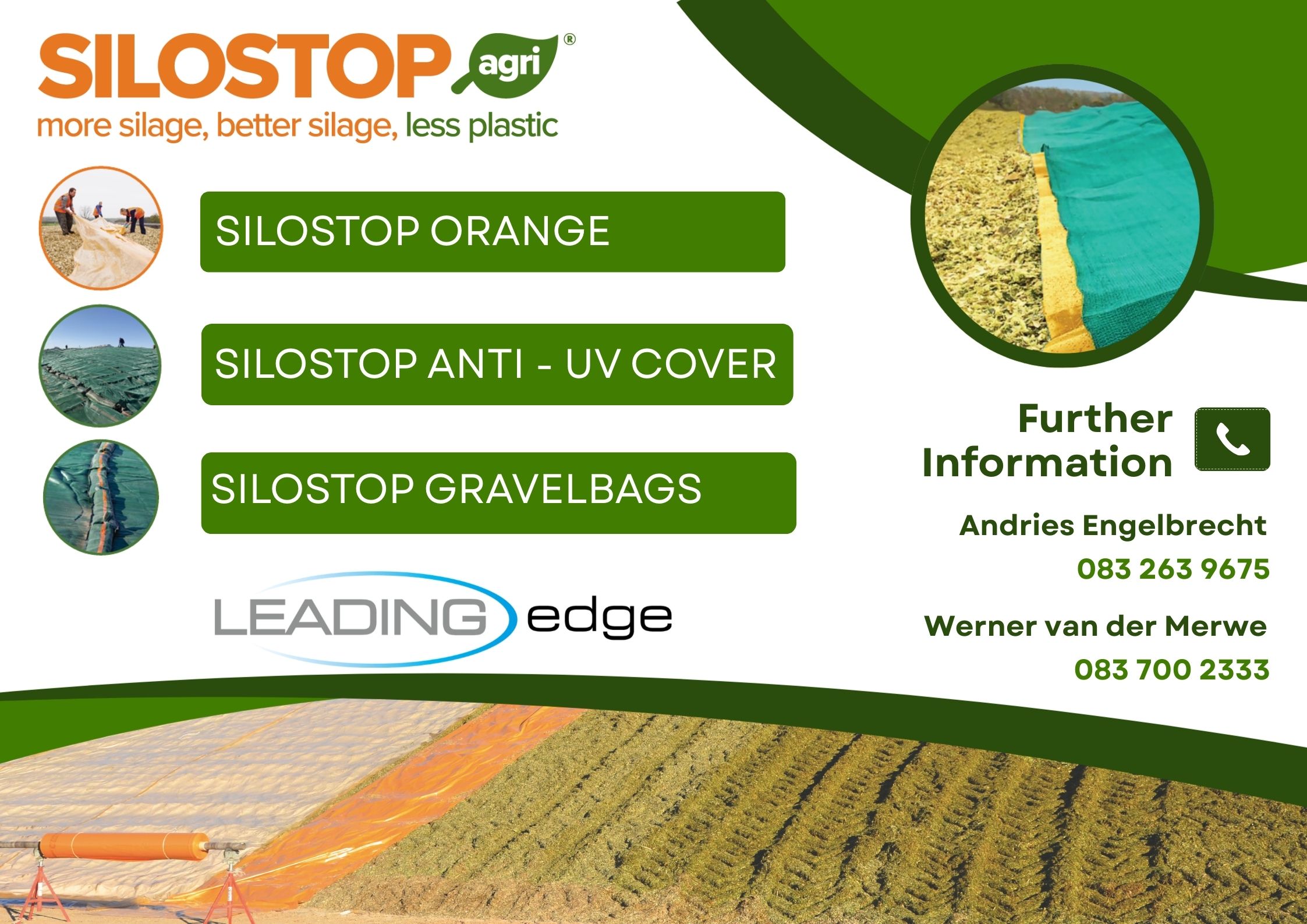 Silage management product range